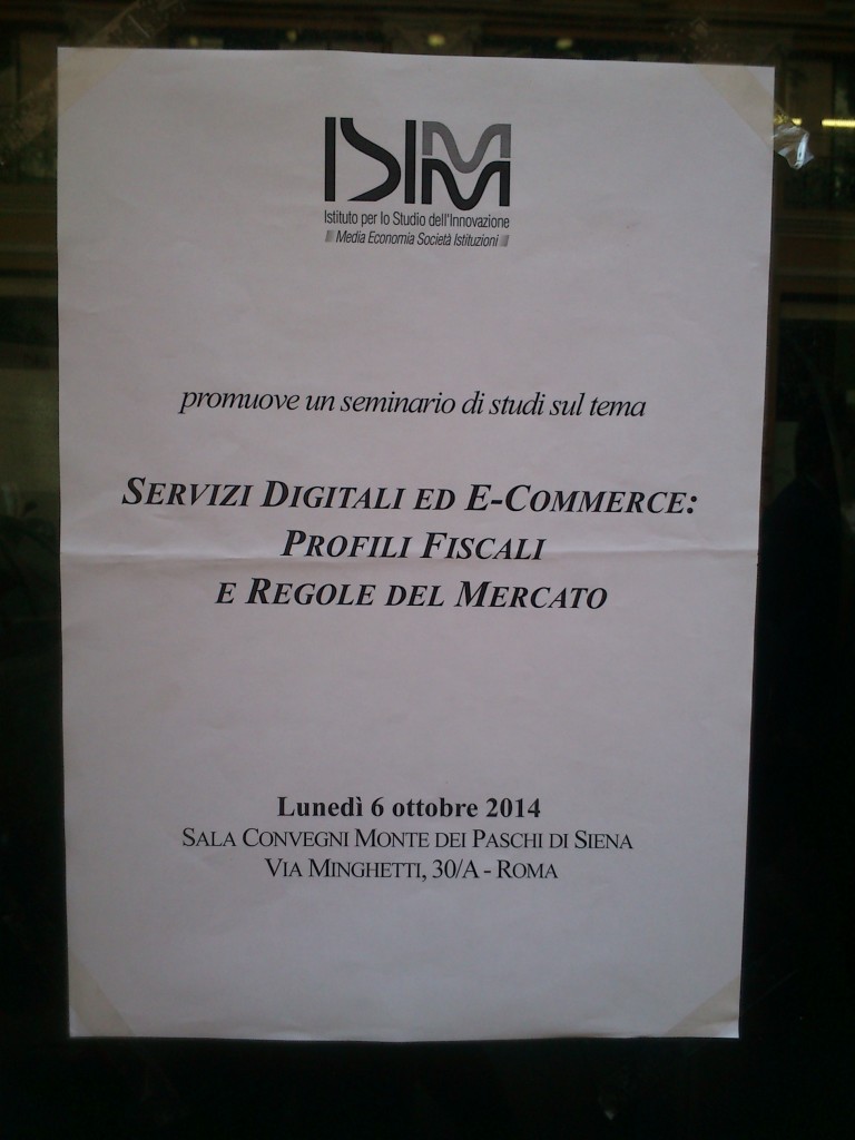 Convegno Isimm Roma 06 Ott 2014 web tax per OTT