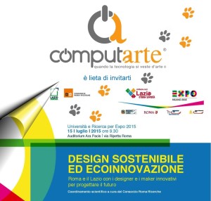 Invito ComputArte - 15 Luglio 2015 Roma - Ara Pacis