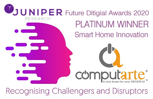 Juniper Research - FUTURE DIGITAL AWARDS - Smart Home Innovation Platinum Winner ComputArte